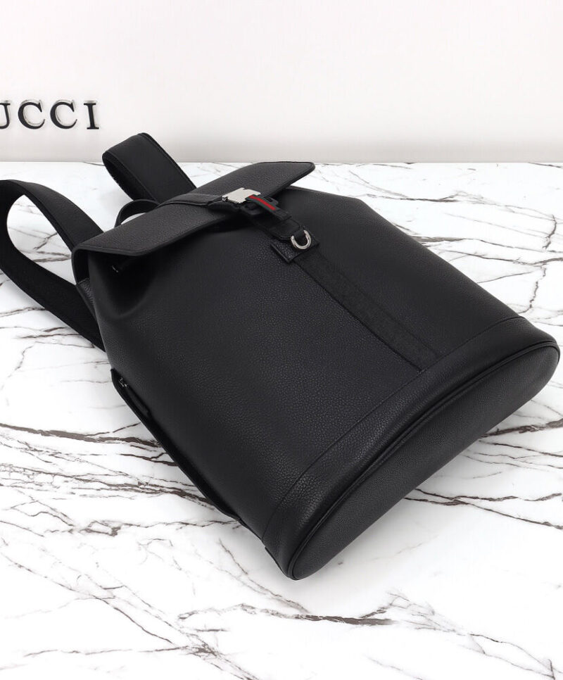 Gucci Large Backpack With Web 816750 Black